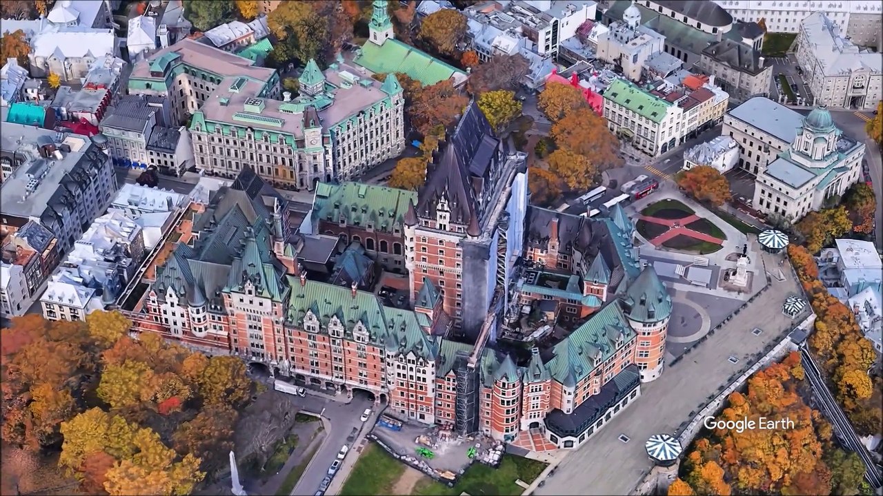 The Fairmont Le Château Frontenac is a historic hotel in Quebec City, Quebec, Canada.