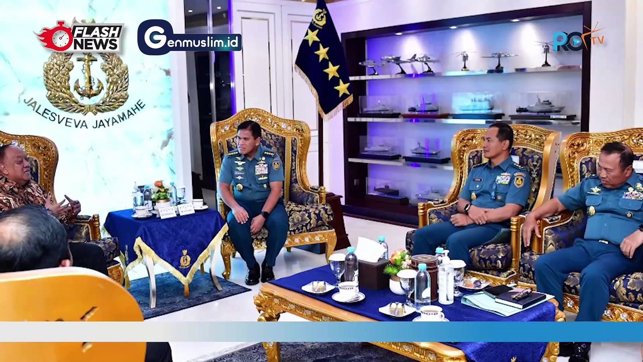 Terima Audiensi Ketua Umum KONI Pusat TNI AL Siap Sukseskan PON XXI Aceh-Sumut 2024