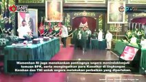 Wamenhan Ikut Hadir saat BPK RI Serahkan Laporan Keuangan Tahun 2023 ke Kemhan RI