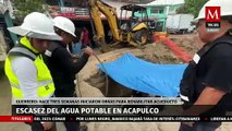 Habitantes reportan crisis de agua potable en Acapulco, Guerrero