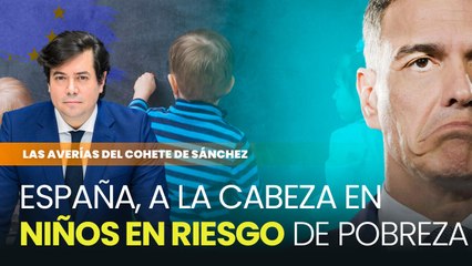 España, a la cabeza de Europa en niños en riesgo de pobreza