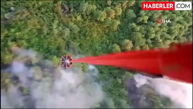 Aydın'daki orman yangını kontrol altına alınmaya çalışılıyor