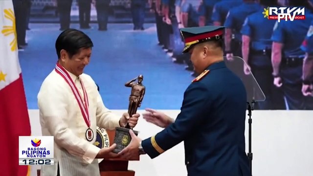 PBBM, kinilala ang pagsisikap ng Philippine National Police para panatilihin ang peace and order sa bansa