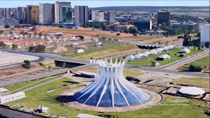 The Metropolitan Cathedral Our Lady of Aparecida is a Brazilian Catholic temple