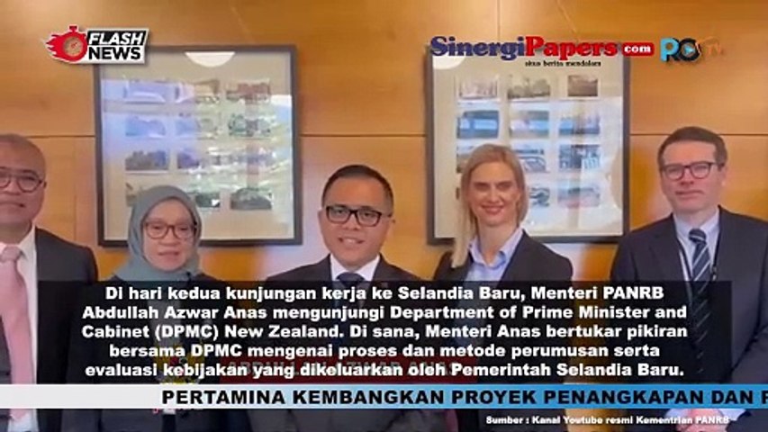 Menteri PANRB Kunker Ke Selandia Baru Bahas Kolaborasi Penguatan Kualitas Kebijakan Publik RI dan Selandia Baru