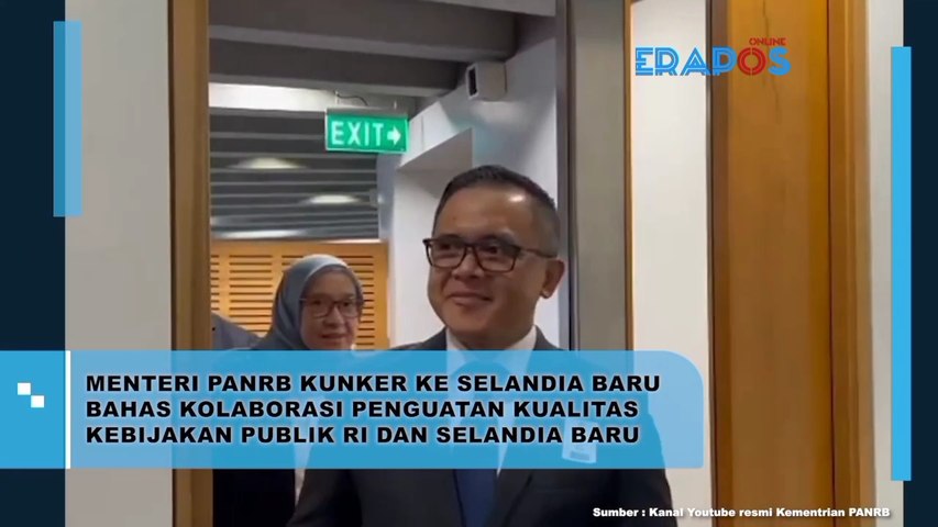 Menteri PANRB Kunker Ke Selandia Baru Bahas Kolaborasi Penguatan Kualitas Kebijakan Publik RI Dan Selandia Baru