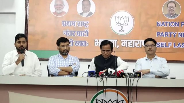 मुंबई । माजी केंद्रीय मंत्री रावसाहेब दानवे यांची पत्रकार परिषद