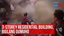 3-storey residential building, biglang gumuho | GMA Integrated Newsfeed