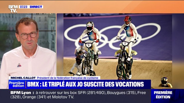 Les clubs reçoivent beaucoup d'appels : le président de la fédération de cyclisme témoigne du succès du triplé en BMX aux JO