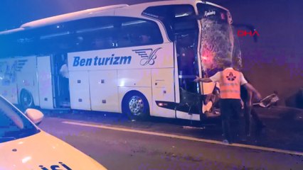 Tünelde zincirleme kaza: 15 yaralı