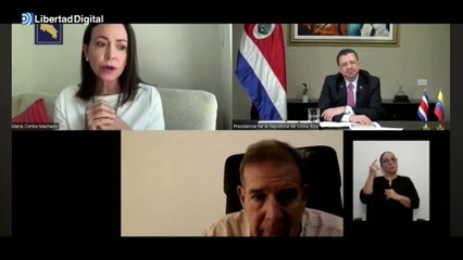 Corina Machado: "A Maduro solo le queda un número reducido de militares"