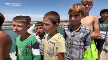 Van Gölü saçları sarartıyor