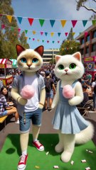 Cute Cat Couple Life Story  | #shorts #cat #cute #kitten #animal #animals #nacats010