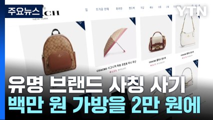백만 원 넘는 코치 가방을 2만 원에?...알고 보니 '사기' / YTN