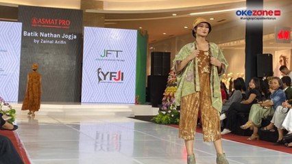 Tren Busana Ecoprint Melenggang di Jogja Fashion Trend 2024