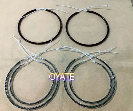 220mm 1200w infrared heater lamps 1800w round shape infrared heat lamps