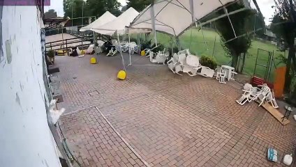 Nubifragio nel Reggiano: il video