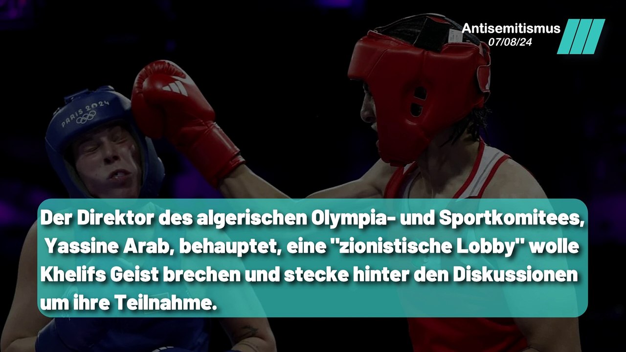 Absurde Vorwürfe: Jüdische Verschwörung gegen algerische Boxerin ?
