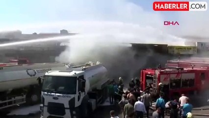 Diyarbakır'da Otomobil Yedek Parça Dükkanında Yangın Çıktı