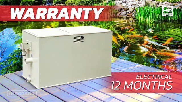 HORBO HEAVY DUTY COMBI ROTARY DRUM FILTER HYCM-06 DILENGKAPI UV STERILIZER