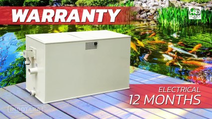 HORBO HEAVY DUTY COMBI ROTARY DRUM FILTER HYCM-06 DILENGKAPI UV STERILIZER