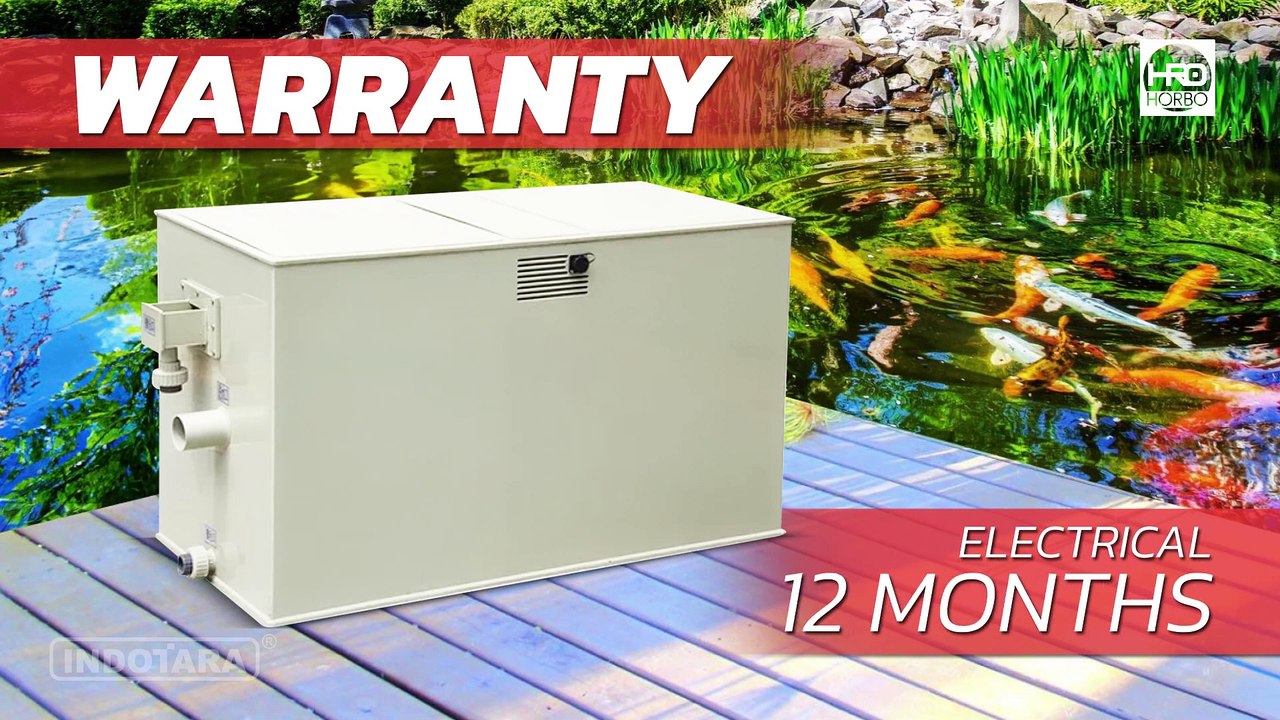 HORBO HEAVY DUTY COMBI ROTARY DRUM FILTER HYCM-06 DILENGKAPI UV STERILIZER