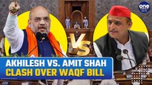 Fiery Lok Sabha Debate: Akhilesh Yadav and Amit Shah Spar Over Controversial Waqf (Amendment) Bill