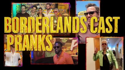 Borderlands - Cast Pranks the Press - Kevin Hart, Jamie Lee Curtis
