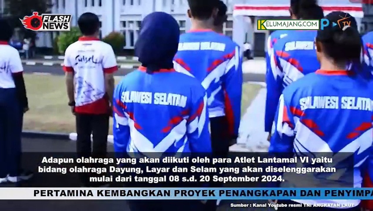 Semarakkan PON XXI Aceh Sumut 2024 TNI AL Berangkatkan Prajurit Berprestasi dari Lantamal IV Makassar