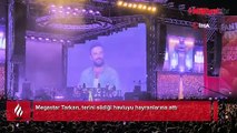 Tarkan terini sildiği havluyu hayranlarına attı! 'Merak etmeyin mis gibi kokuyor'