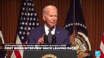 Biden 'not confident' of peaceful transfer if Trump loses