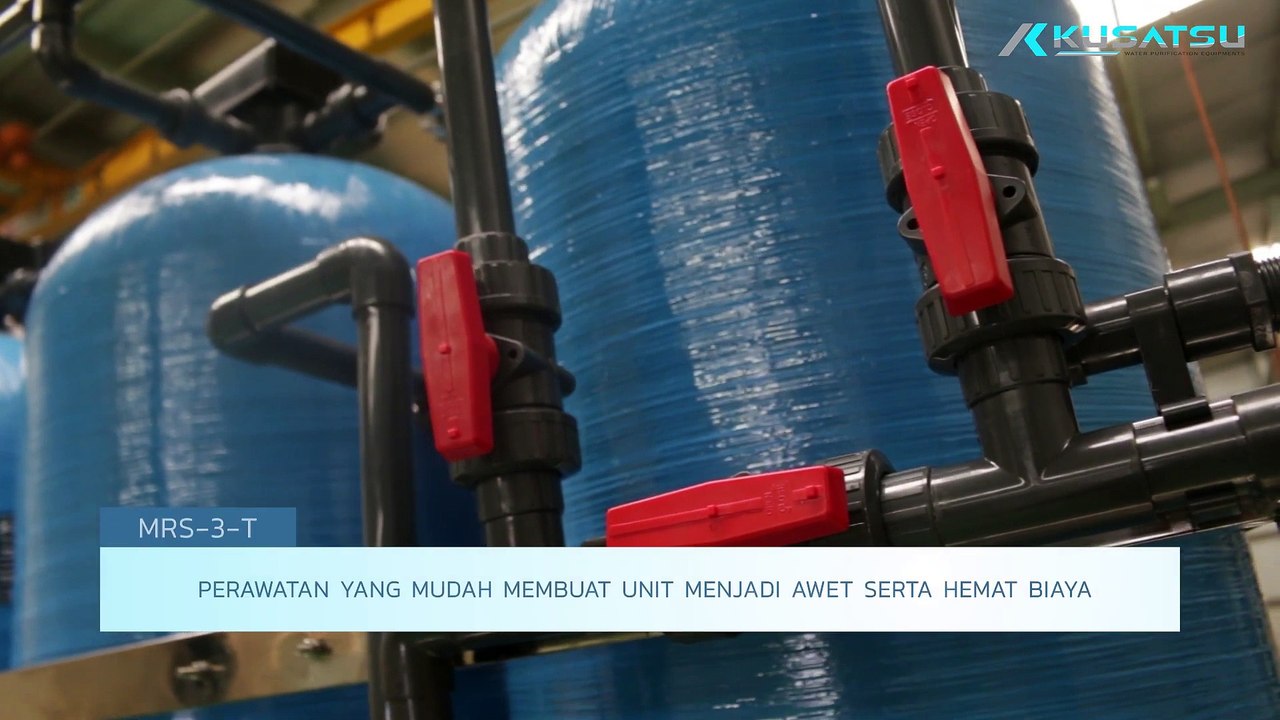 ALAT PENGHILANG ZAT KAPUR PADA AIR - KUSATSU INDUSTRIAL WATER SOFTENER MRS-3T