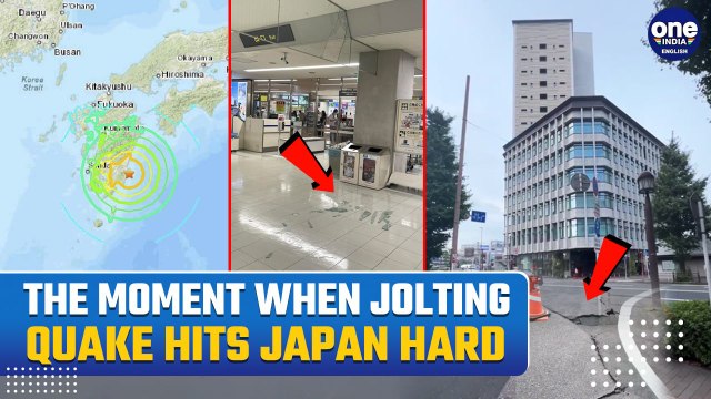 Japan Earthquake: Kyushu and Shikoku Islands Rocked by Earthquake| Buildings & Roads Damaged| VIDEO