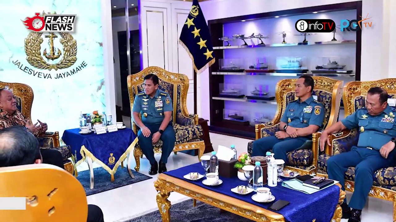 TERIMA AUDIENSI KETUA UMUM KONI PUSAT TNI AL SIAP SUKSESKAN PON ACEH-SUMUT 2024