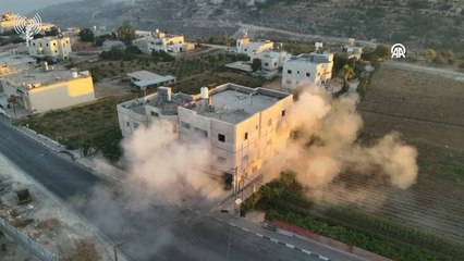 İsrail'den El Halil'de baskın: Evi patlayıcıyla yıktılar