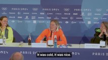 Olympic marathon swim champion admits she drank the Seine to quench her thirst