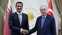 Cumhurbaşkanı Erdoğan, Katar Emiri Şeyh Temim Bin Hamed Al Sani’yi kabul etti