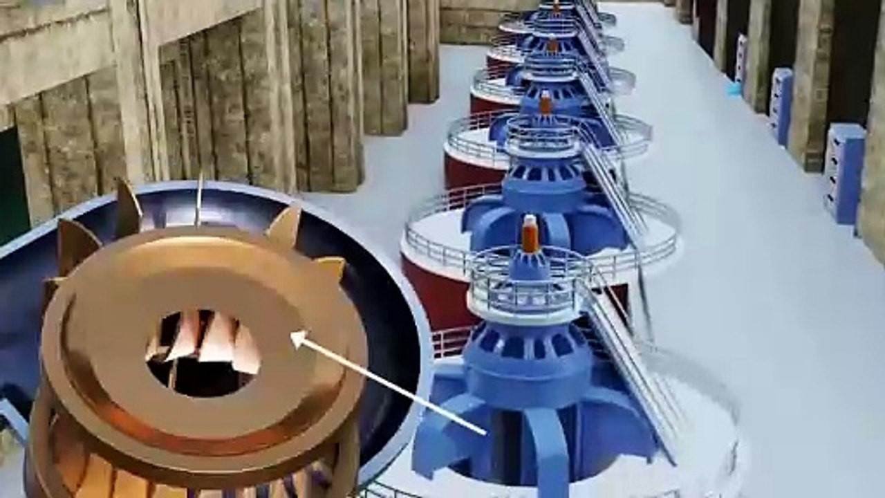Working of HydroElectric Power Plant Explained with 3D Animation ...