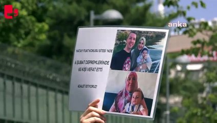 Depremzede Döne Kaya'dan Madenci Anıtı önünde oturma eylemi