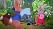 It's only thunder | Peter Rabbit - Camping by the Lake | Cartoons for Kids