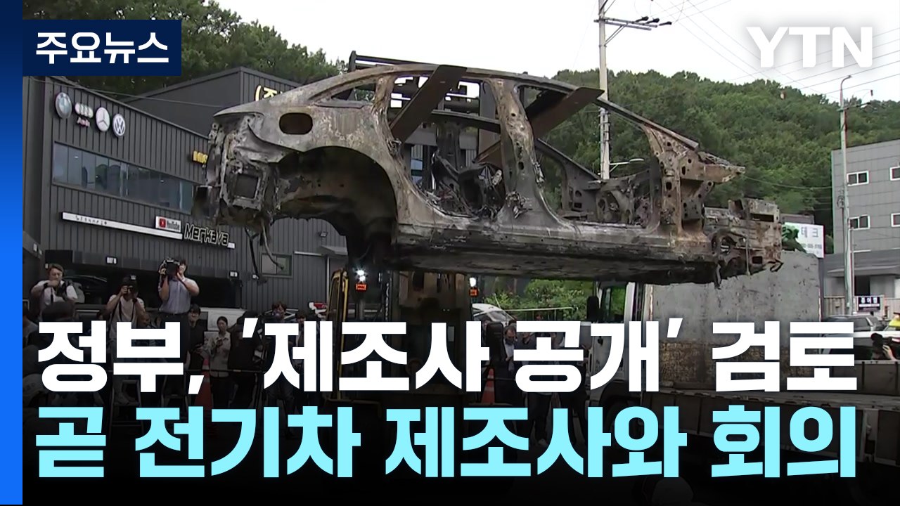 전기차에 어디 배터리 썼나...정부, '제조사 공개' 검토 / YTN