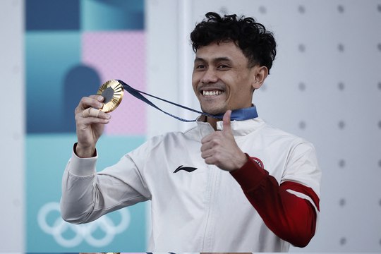 أول ذهبية لإندونيسيا في دورة الألعاب الأولمبية باريس 2024™