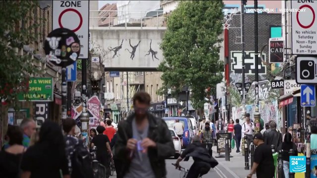 British artist Banksy reveals three artworks but no description, fueling speculation about their meaning