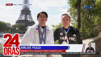 24 Oras: (Part 1) Panayam kay two-time Olympic gold medallist Carlos Yulo; Kaso ng leptospirosis, dumarami; Freeze order sa mga ari-arian ni Pastor Quiboloy, atbp.