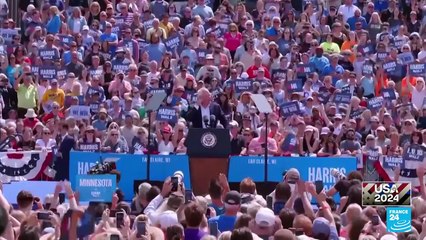 Fórmula vicepresidencial de Kamala Harris se refirió a Trump y Vance como “locos y raros”