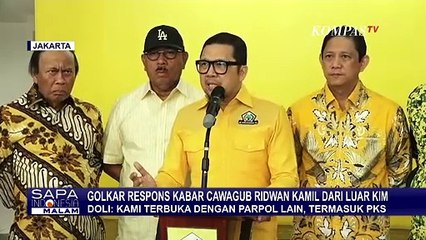 Partai Golkar Respons Kabar Cawagub Ridwan Kamil dari Luar KIM