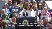 Kamala Harris avertit du danger d'un retour de Trump pour la démocratie américaine
