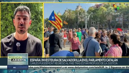Salvador Illa busca votos para ser investido