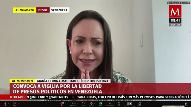 María Corina Machado da mensaje en rechazo a victoria de Nicolás Maduro en Venezuela