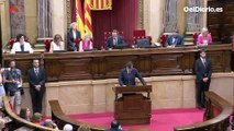 Illa responde a Garriga en el pleno de investidura